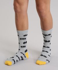 Meia-Estampada-Batman-Cinza-Mescla-8836900-Cinza_Mescla_2