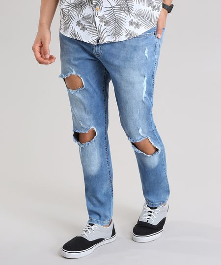 Calca-Jeans-Skinny-Destroyed-Azul-Medio-8756234-Azul_Medio_1 Calca-Jeans-Skinny-Destroyed-Azul-Medio-8756234-Azul_Medio_1
