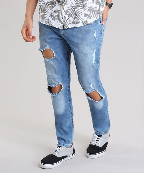 Calca-Jeans-Skinny-Destroyed-Azul-Medio-8756234-Azul_Medio_1