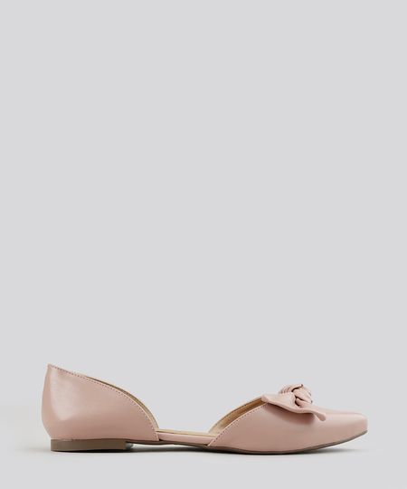 Sapatilha-Bico-Fino-com-Laco-Rose-8829594-Rose_1