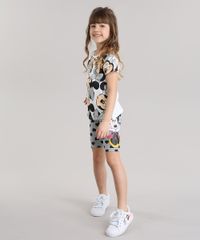 Bermuda-Minnie-Estampada-de-Coracoes-com-Glitter-Cinza-Mescla-8764404-Cinza_Mescla_3