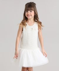 Vestido-Listrado-com-Lurex-e-Tule-Bege-Claro-8827343-Bege_Claro_1
