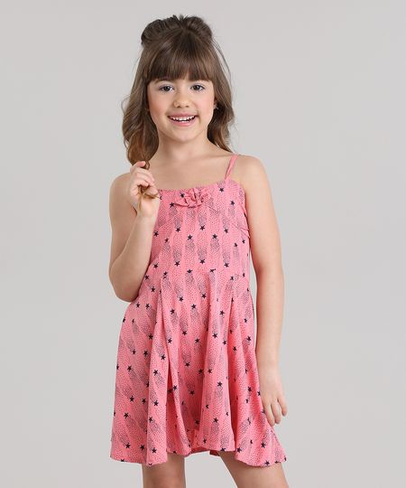 Vestido-Estampado-de-Estrelas-Rosa-8687317-Rosa_1