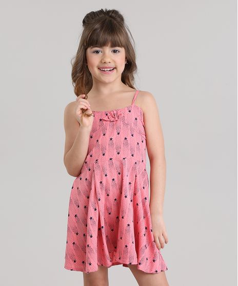 Vestido-Estampado-de-Estrelas-Rosa-8687317-Rosa_1