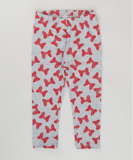 Calca-Legging-Minnie-Estampada-de-Lacos-Cinza-Mescla-8771317-Cinza_Mescla_1
