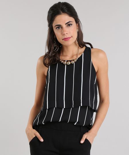 Regata-Listrada-com-Sobreposicao-Preta-8732183-Preto_1 Regata-Listrada-com-Sobreposicao-Preta-8732183-Preto_1