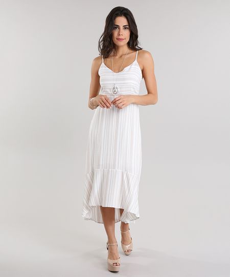 Vestido-Midi-Listrado-Bege-Claro-8803762-Bege_Claro_1