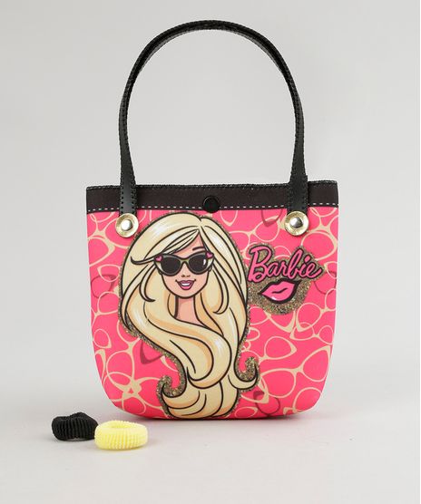 Bolsa-Estampada-Barbie----Elasticos-de-Cabelo-Rosa-Escuro-8886281-Rosa_Escuro_1