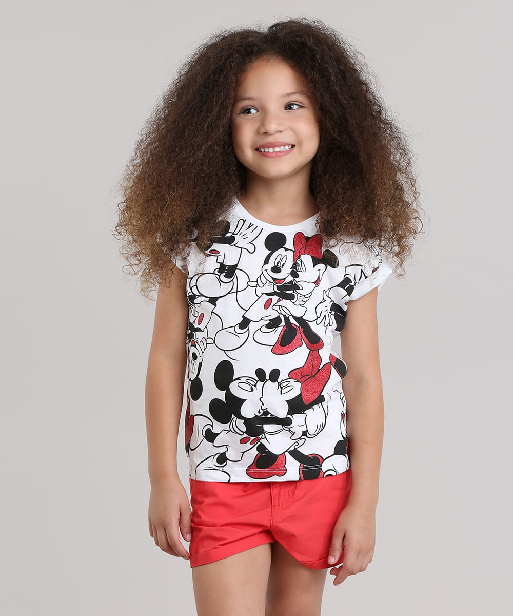 blusa da minnie c&a