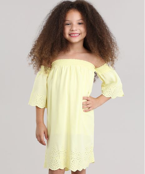 Vestido-Ombro-a-Ombro-com-Laise-Amarelo-8678537-Amarelo_1