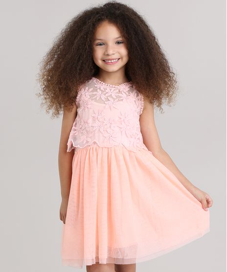 Vestido-em-Tule-com-Bordado-Floral-Coral-8694847-Coral_1