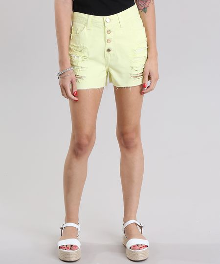 Short-Vintage-Destroyed-Amarelo-8826140-Amarelo_1
