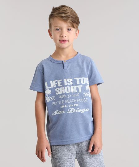 Camiseta-em-Piquet--Life-is-too-short--Azul-8816638-Azul_1 Camiseta-em-Piquet--Life-is-too-short--Azul-8816638-Azul_1