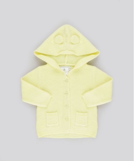 Casaco-em-Trico-com-Capuz-Amarelo-Claro-8685801-Amarelo_Claro_1