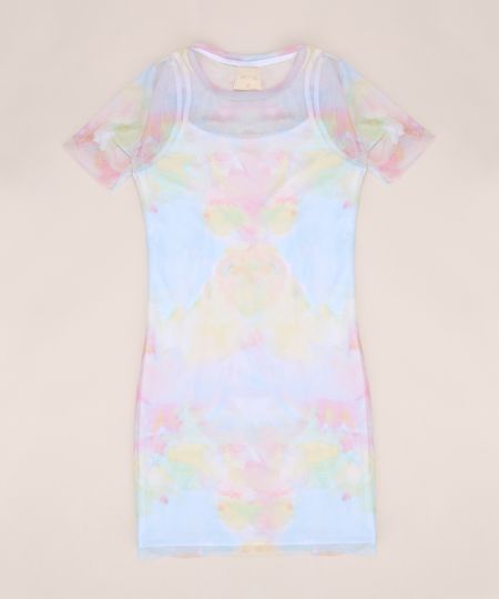 Vestido-de-Tule-Juvenil-Estampado-Tie-Dye-Manga-Curta-Multicor-9966924-Multicor_1 Vestido-de-Tule-Juvenil-Estampado-Tie-Dye-Manga-Curta-Multicor-9966924-Multicor_1