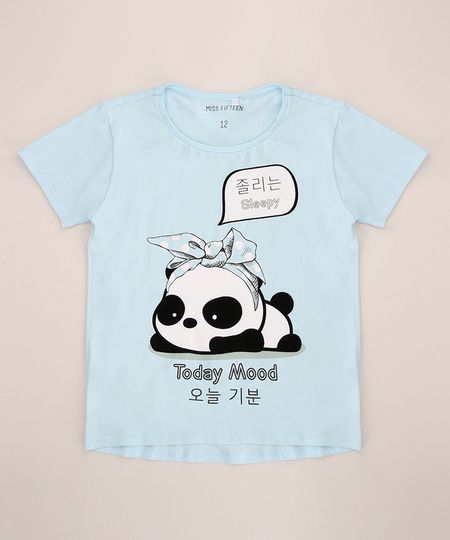 Blusa-Juvenil-Panda--Today-Mood--Manga-Curta-Azul-Claro-9967690-Azul_Claro_1