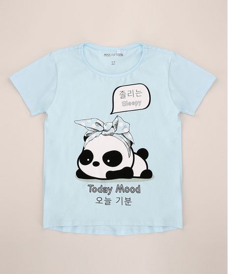 Blusa-Juvenil-Panda--Today-Mood--Manga-Curta-Azul-Claro-9967690-Azul_Claro_1
