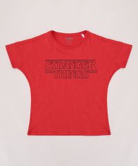 Blusa-Juvenil-Stranger-Things-com-Glitter-Manga-Curta-Vermelha-9967691-Vermelho_1