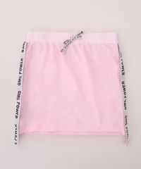 Saia-de-Tule-Juvenil-com-Glitter-e-Faixa-Lateral--Girl-Power--Rosa-9955314-Rosa_1