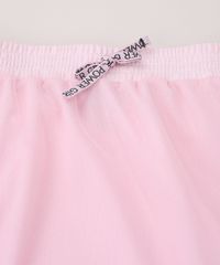 Saia-de-Tule-Juvenil-com-Glitter-e-Faixa-Lateral--Girl-Power--Rosa-9955314-Rosa_3
