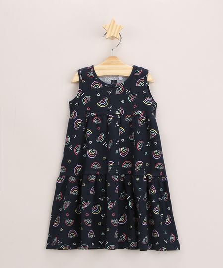 Vestido-Infantil-Estampado-de-Arco-Iris-com-Recortes-Sem-Manga-Azul-Marinho-9965638-Azul_Marinho_1