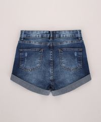 Short-Jeans-Juvenil-com-Puidos-e-Barra-Dobrada-Azul-Escuro-9967938-Azul_Escuro_2