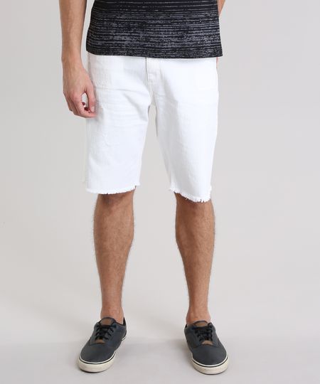 Bermuda-Jeans-Slim-Destroyed-Off-White-8682487-Off_White_1 Bermuda-Jeans-Slim-Destroyed-Off-White-8682487-Off_White_1