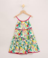 Vestido-Infantil-Amplo-Estampado-de-Folhagem-com-Recortes-Off-White-9948549-Off_White_1