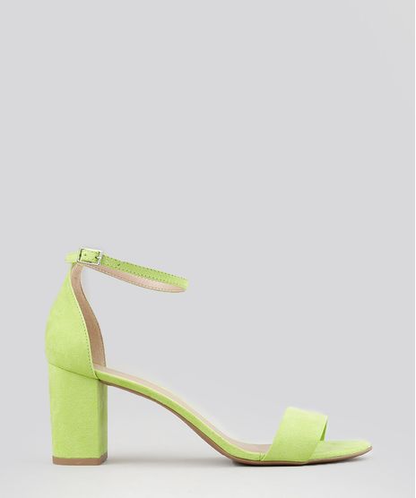 Sandalia-Salto-Medio-em-Suede-Verde-Claro-8873872-Verde_Claro_1