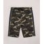 Bermuda-de-Moletom-Juvenil-Estampada-Camuflada-com-Recorte-e-Vivo-Contrastante-Verde-Militar-9970037-Verde_Militar_1