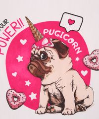 Blusa-Juvenil-Pug--Know-Your-Power--Flocada-Manga-Curta-Off-White-9967476-Off_White_4