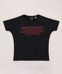 Blusa-Juvenil-Stranger-Things-com-Glitter-Manga-Curta-Preta-9967691-Preto_1