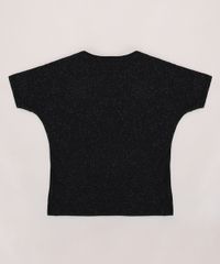 Blusa-Juvenil-Stranger-Things-com-Glitter-Manga-Curta-Preta-9967691-Preto_3