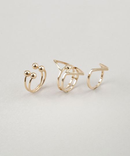 Kit-de-3-Aneis-Geometricos-Dourado-8716950-Dourado_1