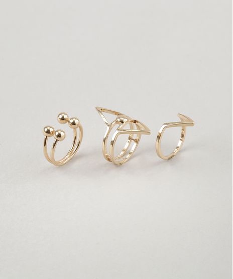 Kit-de-3-Aneis-Geometricos-Dourado-8716950-Dourado_1