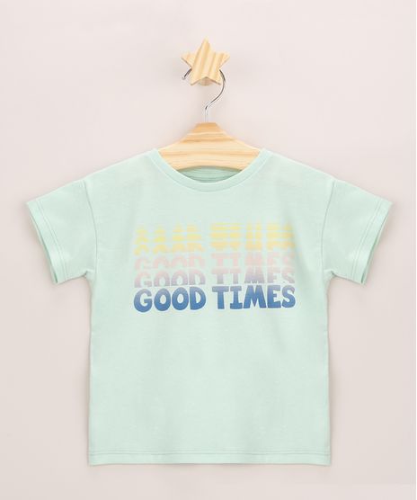 Camiseta-Infantil--Good-Times--Manga-Curta-Verde-Claro-9967057-Verde_Claro_1