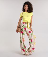 Blusa-Basica-com-Amarracao-Amarela-8804865-Amarelo_3