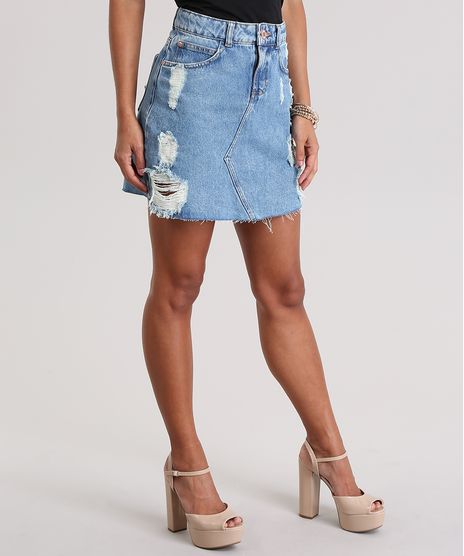 Saia-Jeans-Vintage-Destroyed-Azul-Medio-8788437-Azul_Medio_1