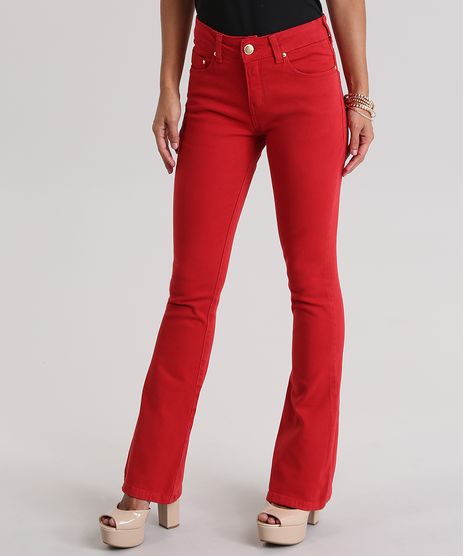 Calca-Flare-Vermelha-8825100-Vermelho_1