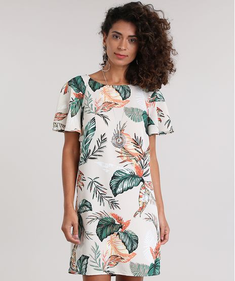 Vestido-Estampado-de-Folhas-Bege-Claro-8732338-Bege_Claro_1