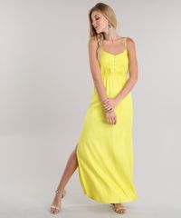 Vestido-Longo-com-Croche-Amarelo-8722802-Amarelo_1