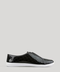 Tenis-Slip-On-Moleca-em-Verniz-com-Matelasse-Preto-8919171-Preto_1