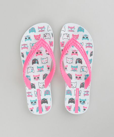 Chinelo-Ipanema-Estampado-de-Gatos-Branco-8921777-Branco_1