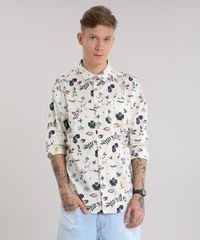Camisa-Estampada-Floral-Bege-Claro-8687673-Bege_Claro_1