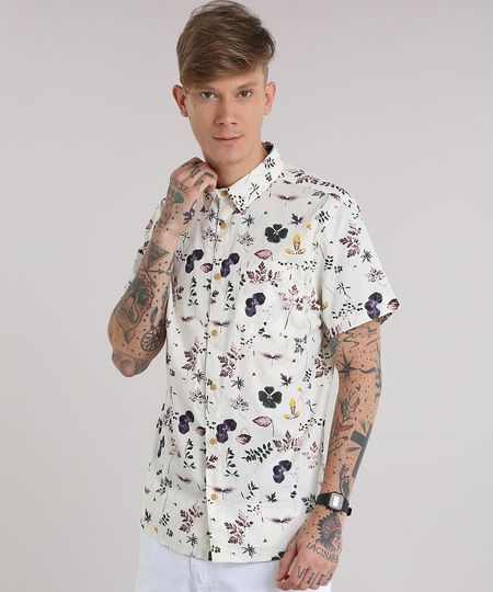 Camisa-Estampada-Floral-Bege-Claro-8687661-Bege_Claro_1 Camisa-Estampada-Floral-Bege-Claro-8687661-Bege_Claro_1