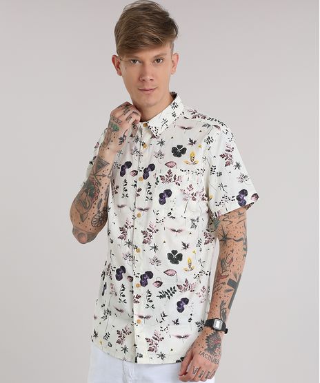 Camisa-Estampada-Floral-Bege-Claro-8687661-Bege_Claro_1