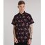 Camisa-Estampada-de-Flamingos-Preta-8702816-Preto_1