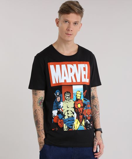 Camiseta--Marvel--Preta-8758260-Preto_1 Camiseta--Marvel--Preta-8758260-Preto_1