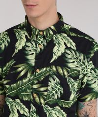 Camisa-Estampada-de-Folhas-Preta-8687655-Preto_4