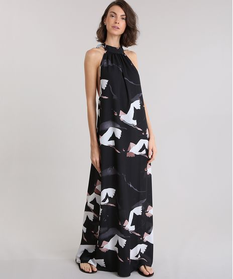 Vestido-Longo-Frente-Unica-Lenny-Niemeyer-Estampado-Passaros-Preto-8746150-Preto_1